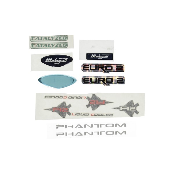 Stickerset Malaguti F12 AC RST origineel 18130300