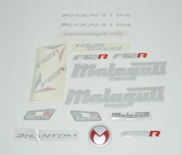 Sticker set Malaguti Phantom F12R Titanium original 18148201