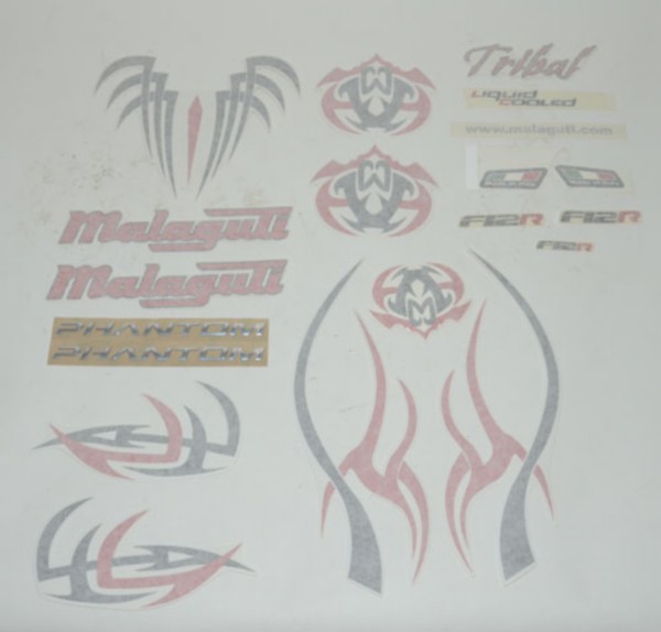 Stickerset Malaguti Phantom F12R Tribal origineel 18154300