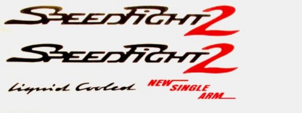 Sticker set Peugeot Peugeot Speedfight 2 black / red 5 parts