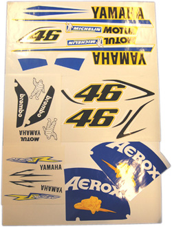 stickerset yamaha aerox van af 2006 rossi  op=op