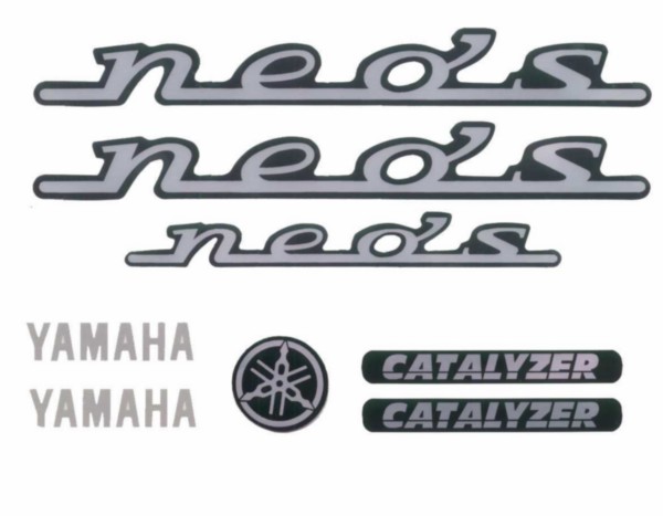 Sticker set Yamaha Neo's black 7-delig