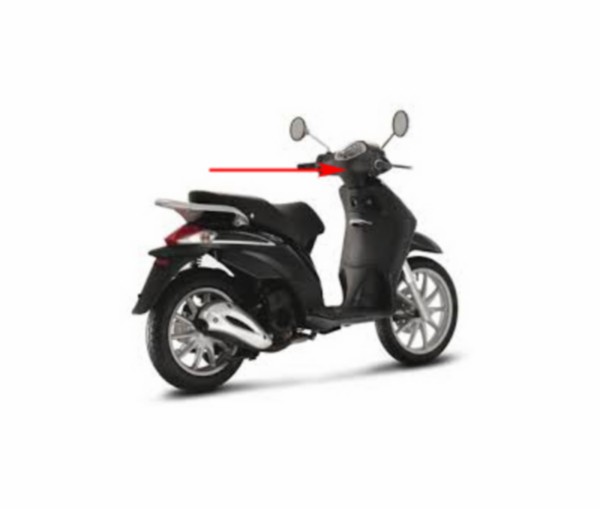 Stuurkap achterzijde liberty 4T RST Piaggio origineel 656413000c