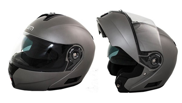 System helmet M 57 58 matt titanium Lem openit