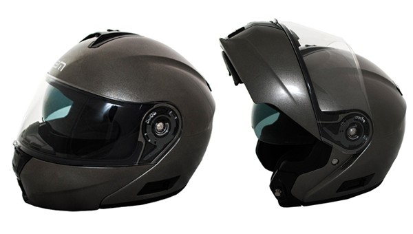 System helmet XL 60 61 anthracite metallic Lem openit