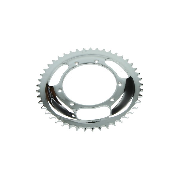 Sprocket rear custom Puch Maxi Puch 45t chrome DMP