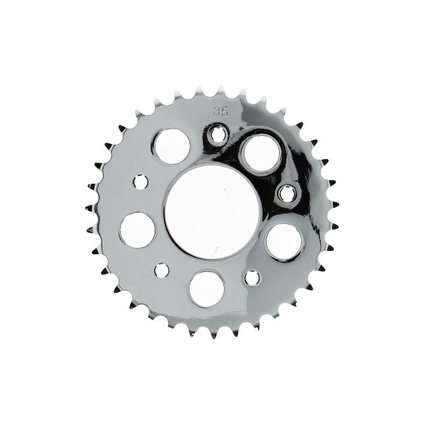 Sprocket rear Kreidler 35t 1/4 chrome