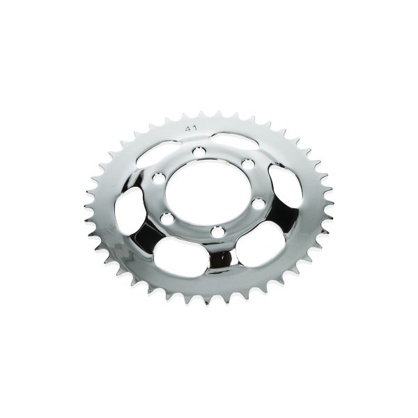 Sprocket rear ks50 41t 3/16 chrome