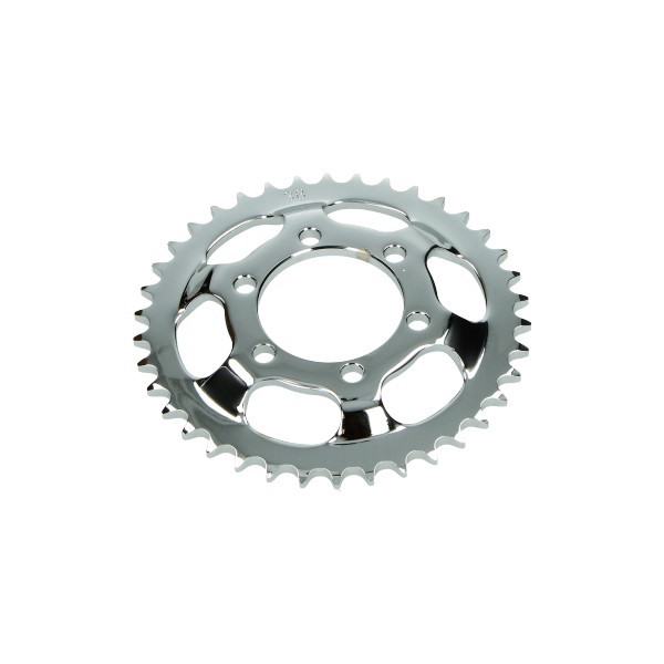 Sprocket rear Zundapp 38t 1/4 chrome DMP