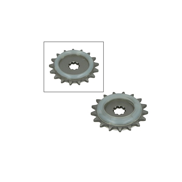 Tandwiel voor + rubber A-kwaliteit Puch Maxi Puch 17t