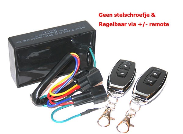 Toerenbegrenzer regelbaar + afstandsbediening CDI Kymco Agility Cello Allo Fiddle 2 Orbit People S