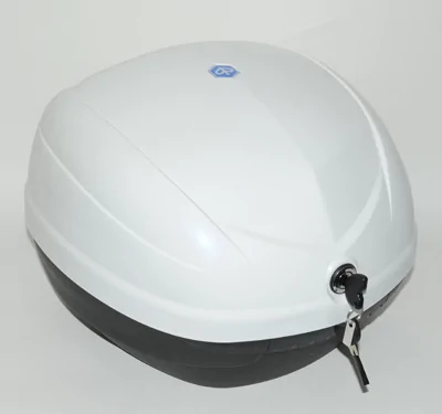 Top Case + Trager Fly weiss Polare 553 Piaggio original 67253200xb
