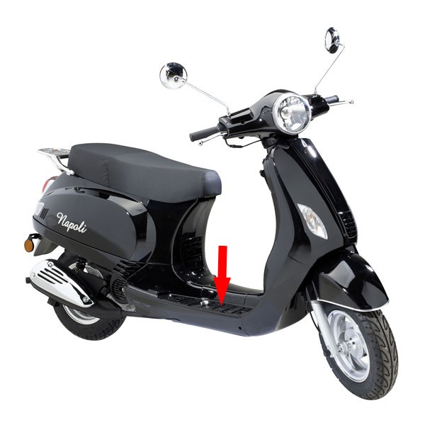 Trittbleche China LX Napoli Riva VX50 Schwarz