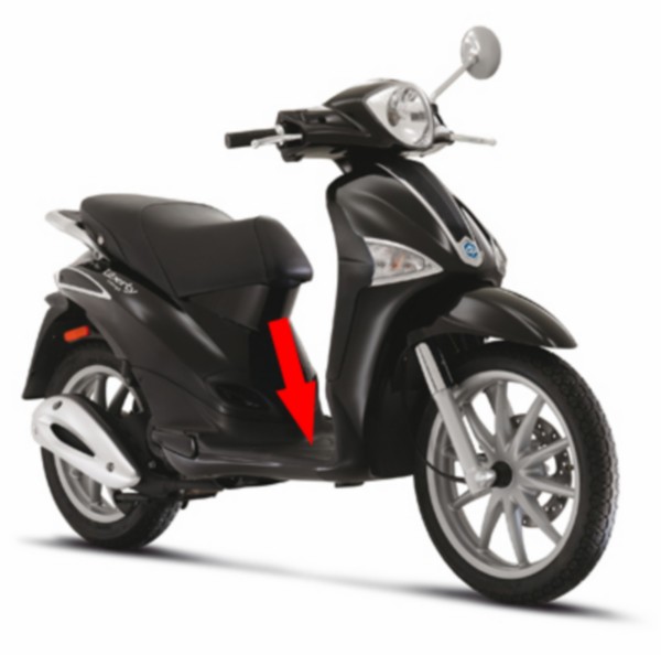 Trittbleche Liberty 4T RST Piaggio original 657007000c