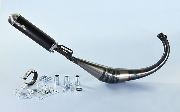 Exhaust complet Aprilia rx50 dt50r dt50sm mrx Senda pro Malaguti XSM XTM Polini 200.0405