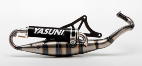 Auspuff komplett  Piaggio 2t carbon Yasuni-r tub420c