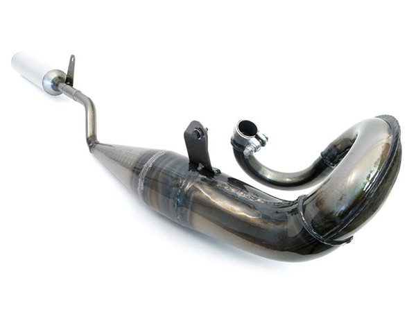 Exhaust complet Sport Vespa Ciao Gilera Citta without painting black Polini 200.0132