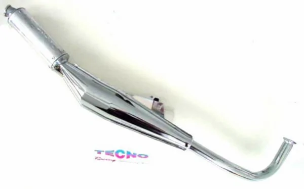 Uitlaat expansie Tomos Revival Youngster chroom tecno