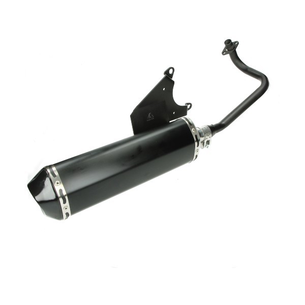 Uitlaat model Akrapovic Vespa LX 4T 4V Primavera Vespa Sprint zwart