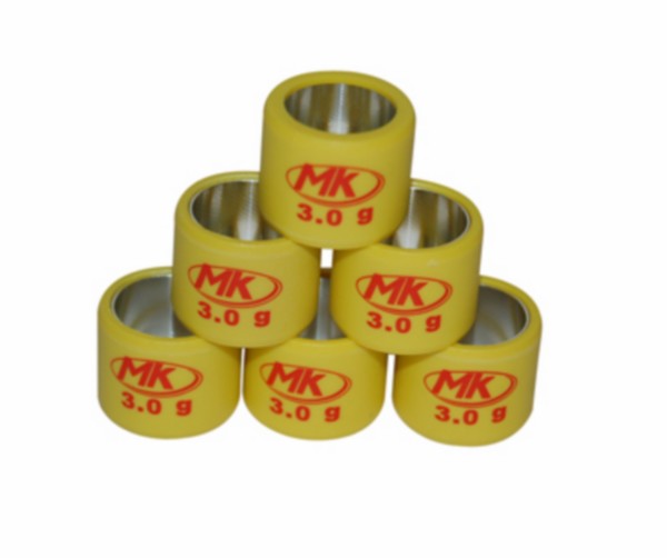 Variator Weight Rolls 3.0gr Piaggio new type 19x15.5mm Metrakit