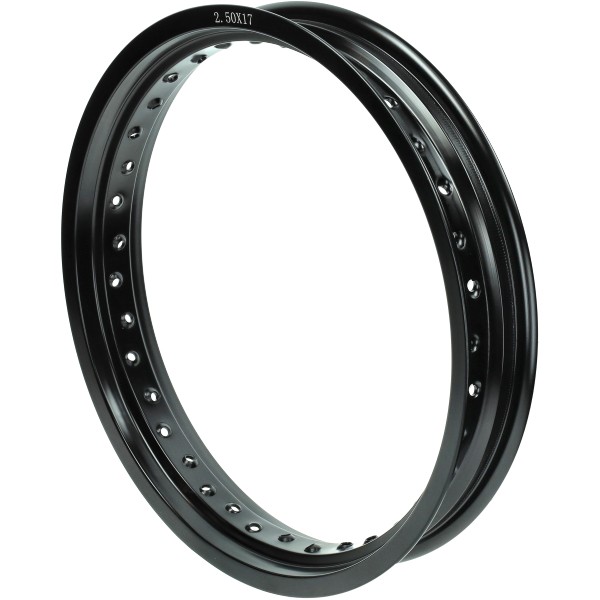 Rim spoke aluminum black for example beta Aprilia Senda 2.50x17 front