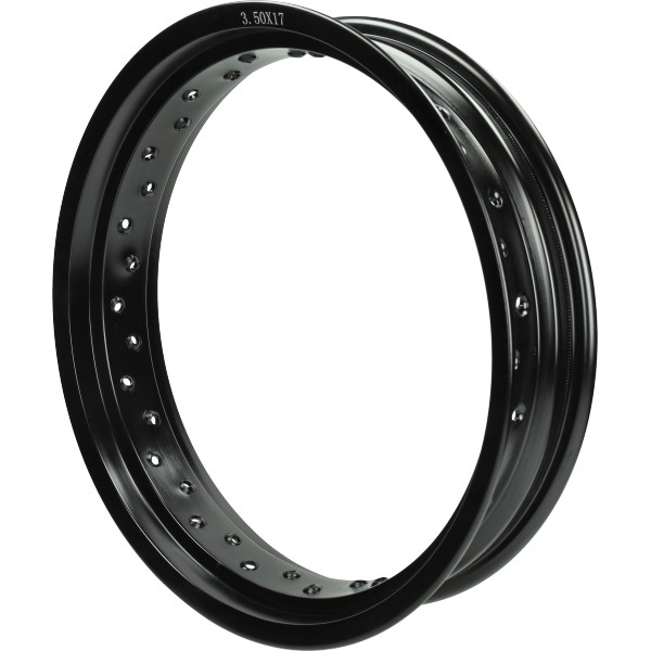 Rim spoke aluminum black for example beta Aprilia Senda 3.50x17 behind