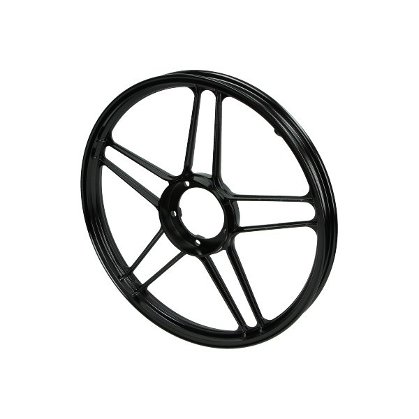 Rim star Puch Maxi Puch 17 inch black shine front behind