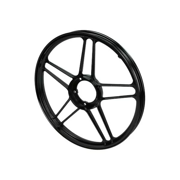 Velg ster Puch Maxi Puch 17 inch zwart glans voor / achter