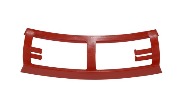 Verbindingsstuk frame achterspatbord 1968-1972 Kreidler rood