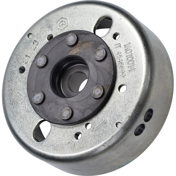 Flywheel Piaggio original euro-4 suits on Nrg, Scarabeo, SR Piaggio eingine 1a010014