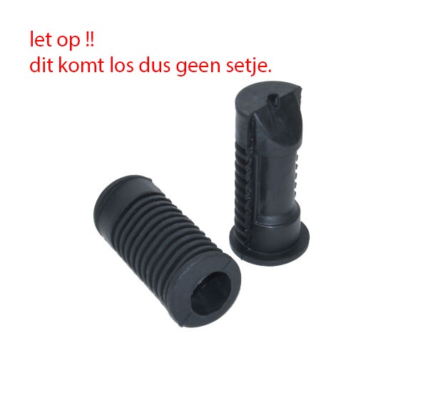 Footrest rubber loose Peugeot Fox Honda Honda MB DMP