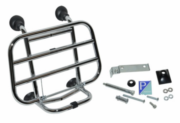 Front carrier foldable Primavera Sprint chrome Piaggio original 1b000832