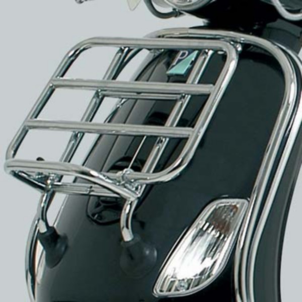 Front carrier foldable Vespa LX chrome