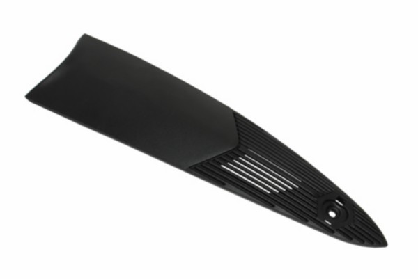 Vordere Scheibe mitten Fly neu 2012 Schwarz Piaggio original 673557000c