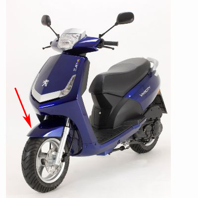 Schutzblech vorne Peugeot neu Vivacity blau h2 original 772062h2 so lange wie nog im Stock