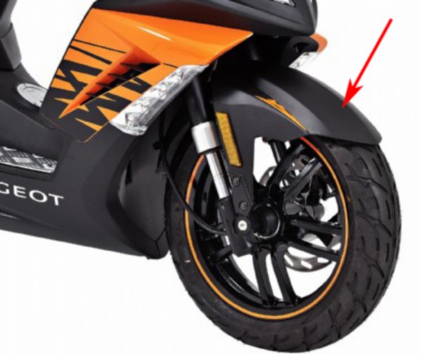 Schutzblech vorne Peugeot Speedfight 3 Schwarz matt h6 original 772325h6
