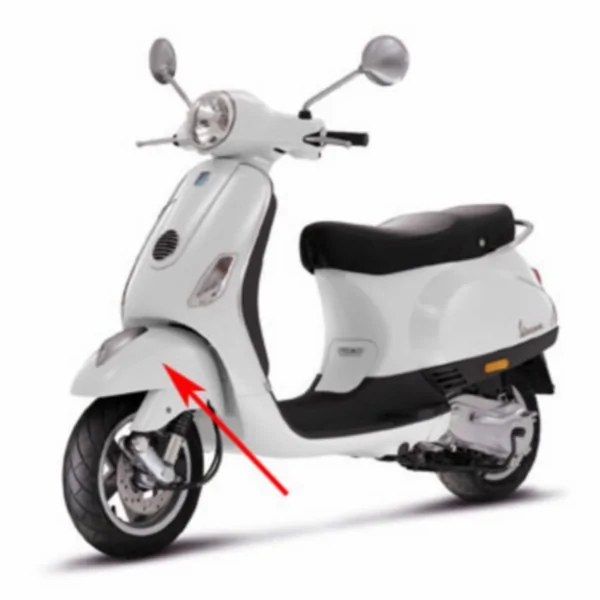 Schutzblech vorne Vespa LX fl weiss Fusion 544