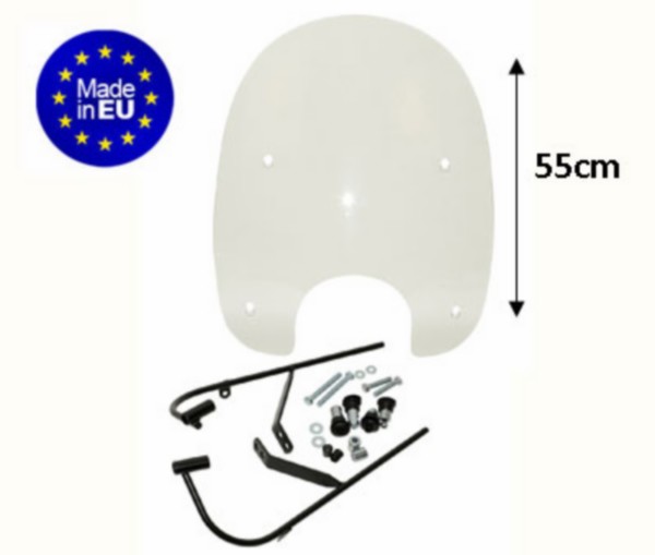 Windscreen+ Setting kit Sym Fiddle Police Model