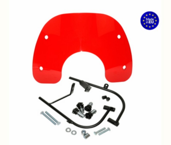 Windscreen+ Setting kit Sym Fiddle Red