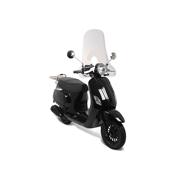 Windscherm + bevestigingsset hoog ronde koplamp lage beugels China Vespa LX S Napoli felice riva1 to