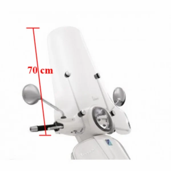 Windschutzscheibe hoch + Befestigungsset gt200 Vespa GTS GTS 300cc 70cm Piaggio original 654451