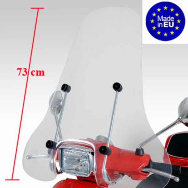 Windscherm hoog + bevestigingsset (made in EU) Vespa S