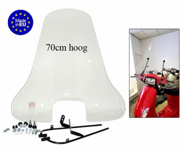 Windschutzscheibe hoch China Vespa S Riva sport 70CM