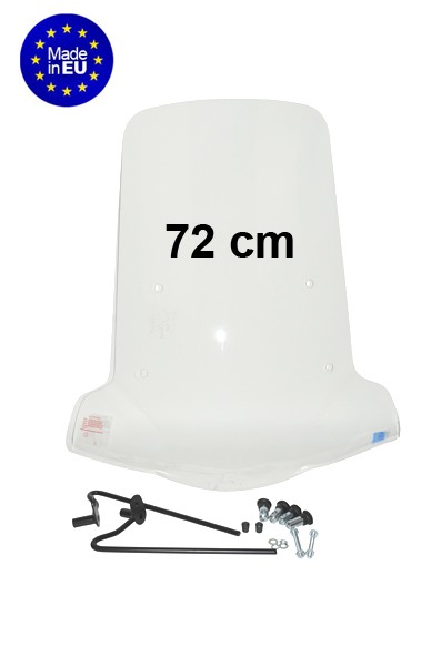 Windscreen high Yamaha Neo's 4-takt after 2013 with ubs brake 72cm