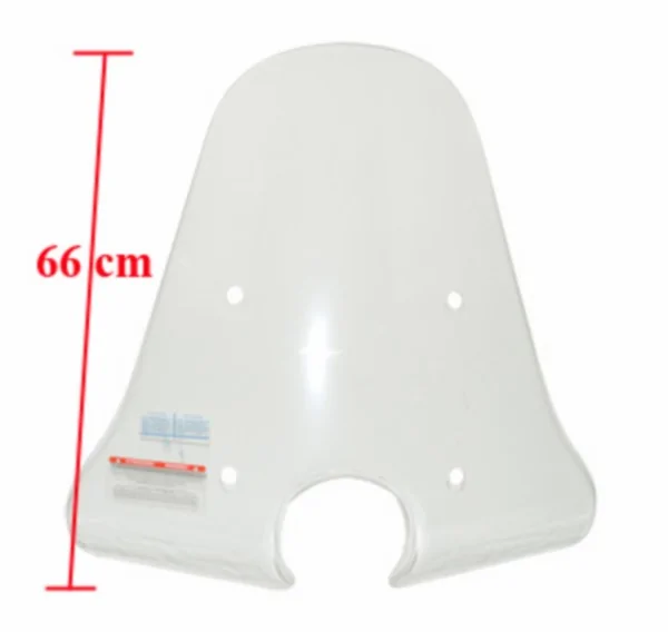 Windscreen without Confirmation kit Vespa LXV 66cm Piaggio original 624757