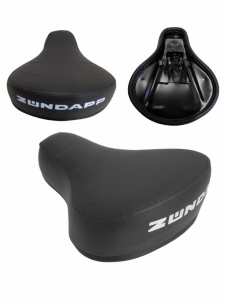 Saddle (made in eu) with Imprint Zundapp black