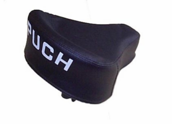Saddle with Imprint bold model Puch Maxi black