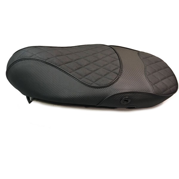 Cover buddyseat Bentley stitch Vespa Sprint black