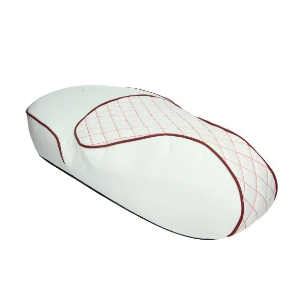 Zadelhoes chesterfield wit met rode bies Primavera Sprint