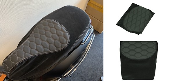 Satteldecke Designo Alcantara Vespa Primavera Sprint Schwarz